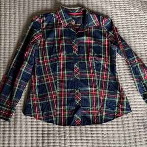 Talbots Multicolor Plaid Shirt